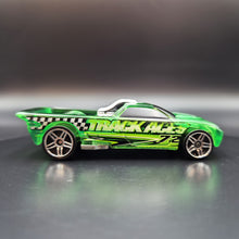 Load image into Gallery viewer, Hot Wheels 2006 Bedlam Clear Green #116 Track Aces 6/12