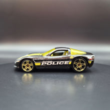 Load image into Gallery viewer, Hot Wheels 2011 C6 Corvette Black #164 HW Main Street 4/10