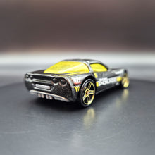 Load image into Gallery viewer, Hot Wheels 2011 C6 Corvette Black #164 HW Main Street 4/10