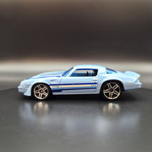 Load image into Gallery viewer, Hot Wheels 2017 '81 Camaro Light Blue #250 Camaro Fifty 4/5