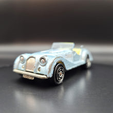 Load image into Gallery viewer, Majorette 1989 Morgan Plus 8 Light Blue #261 1:50 Scale
