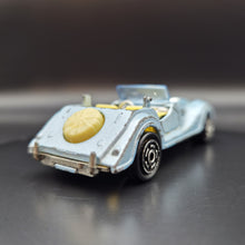 Load image into Gallery viewer, Majorette 1989 Morgan Plus 8 Light Blue #261 1:50 Scale