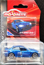 Load image into Gallery viewer, Majorette 2022 Alfa Romeo Giulia Blue #271 Premium Cars New Long Card
