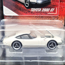 Load image into Gallery viewer, Majorette 2022 Toyota 2000 GT White #230 Vintage Cars New Long Card