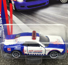 Load image into Gallery viewer, Majorette 2019 Dodge Challenger SRT Blue/White #238 Dubai Ambulance Series New