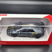 Load image into Gallery viewer, Rastar 2010 Lamborghini Murcielago LP67-4 Superveloce Dark Grey 1:43 Diecast Car