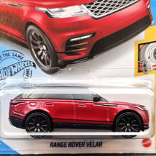 Load image into Gallery viewer, Hot Wheels 2020 Range Rover Velar Red #119 HW Turbo 3/5 New Long Card - Damaged