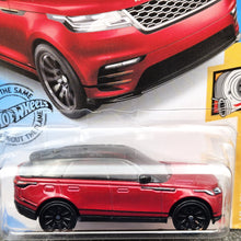 Load image into Gallery viewer, Hot Wheels 2020 Range Rover Velar Red #119 HW Turbo 3/5 New Long Card - Damaged