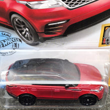 Load image into Gallery viewer, Hot Wheels 2020 Range Rover Velar Red #119 HW Turbo 3/5 New Long Card - Damaged