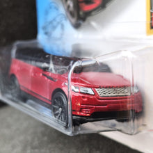 Load image into Gallery viewer, Hot Wheels 2020 Range Rover Velar Red #119 HW Turbo 3/5 New Long Card - Damaged