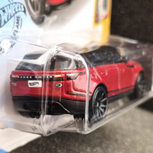 Load image into Gallery viewer, Hot Wheels 2020 Range Rover Velar Red #119 HW Turbo 3/5 New Long Card - Damaged