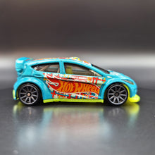 Load image into Gallery viewer, Hot Wheels 2017 '12 Ford Fiesta Aqua #307 HW Race Team 4/5