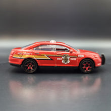 Load image into Gallery viewer, Matchbox 2016 Ford Police Interceptor Red Fire Brigade 5 Pack Exclusive