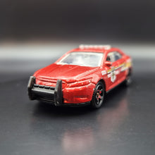 Load image into Gallery viewer, Matchbox 2016 Ford Police Interceptor Red Fire Brigade 5 Pack Exclusive