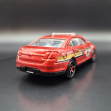 Load image into Gallery viewer, Matchbox 2016 Ford Police Interceptor Red Fire Brigade 5 Pack Exclusive
