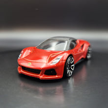 Load image into Gallery viewer, Hot Wheels 2023 Lotus Emira Red #121 Factory Fresh 3/5