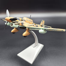 Load image into Gallery viewer, 1941 Junkers JU-87R-2 Stuka Luftwaffe Dive Bomber 1:72 Die Cast Plane