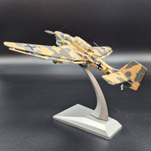 Load image into Gallery viewer, 1941 Junkers JU-87R-2 Stuka Luftwaffe Dive Bomber 1:72 Die Cast Plane
