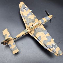 Load image into Gallery viewer, 1941 Junkers JU-87R-2 Stuka Luftwaffe Dive Bomber 1:72 Die Cast Plane