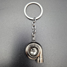 Load image into Gallery viewer, Key Ring/Chain - Explorafind Metal Mini Turbocharger Key Ring Gun Black