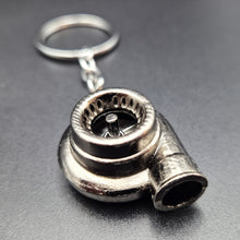 Load image into Gallery viewer, Key Ring/Chain - Explorafind Metal Mini Turbocharger Key Ring Gun Black