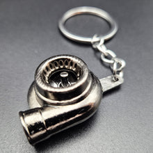 Load image into Gallery viewer, Key Ring/Chain - Explorafind Metal Mini Turbocharger Key Ring Gun Black