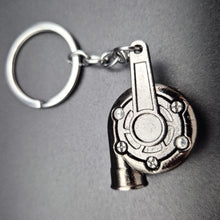 Load image into Gallery viewer, Key Ring/Chain - Explorafind Metal Mini Turbocharger Key Ring Gun Black