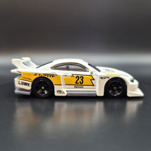 Load image into Gallery viewer, Hot Wheels 2022 LB Super Silhouette Nissan Silvia (S15) White #110 HW Turbo 6/10