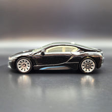 Load image into Gallery viewer, Matchbox 2018 '16 BMW i8 Black #4 MBX Road Trip 4/35