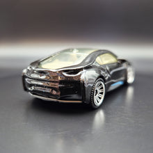 Load image into Gallery viewer, Matchbox 2018 '16 BMW i8 Black #4 MBX Road Trip 4/35