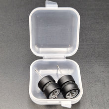 Load image into Gallery viewer, 1:64 5 Spoke Silver Wheel Set with Slick Rubber Tyres - Hot Wheels, Matchbox