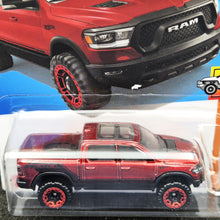 Load image into Gallery viewer, Hot Wheels 2022 2020 Ram 1500 Rebel Red #23 HW Hot Wheels 1/10 New Long Card