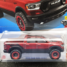 Load image into Gallery viewer, Hot Wheels 2022 2020 Ram 1500 Rebel Red #23 HW Hot Wheels 1/10 New Long Card