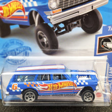 Load image into Gallery viewer, Hot Wheels 2021 '64 Nova Wagon Gasser Blue 232 HW Race Team 7/10 New Long Card