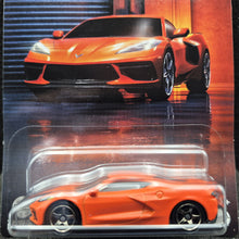 Load image into Gallery viewer, Matchbox 2023 2020 Corvette C8 Orange Matchbox Muscle 2/6 New Long Card