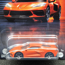 Load image into Gallery viewer, Matchbox 2023 2020 Corvette C8 Orange Matchbox Muscle 2/6 New Long Card