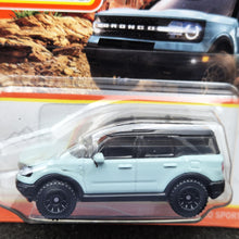 Load image into Gallery viewer, Matchbox 2023 2022 Ford Bronco Sport Pale Blue MBX Off-Road #10/100 New