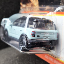 Load image into Gallery viewer, Matchbox 2023 2022 Ford Bronco Sport Pale Blue MBX Off-Road #10/100 New