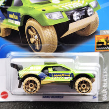 Load image into Gallery viewer, Hot Wheels 2023 Sand Burner Light Green Baja Blazers 7/10 New Long Card