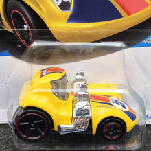 Load image into Gallery viewer, Hot Wheels 2023 Tooned Twin Mill Yellow #170 Tooned 1/5 New Long Card