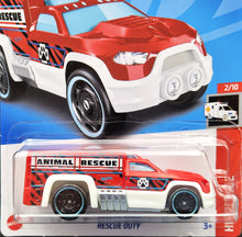 Load image into Gallery viewer, Hot Wheels 2023 Rescue Duty Red #192 HW Rescue 2/10 New Long Card