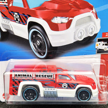 Load image into Gallery viewer, Hot Wheels 2023 Rescue Duty Red #192 HW Rescue 2/10 New Long Card
