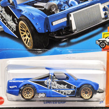 Load image into Gallery viewer, Hot Wheels 2023 Limited Grip Matte Blue #190 HW Hot Trucks 6/10 New Long Card