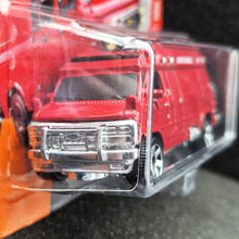 Load image into Gallery viewer, Matchbox 2017 '95 Custom Chevy Van Red #87 MBX Heroic Rescue New