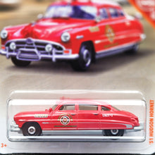 Load image into Gallery viewer, Matchbox 2018 '51 Hudson Hornet Red #64 MBX Rescue 11/30 New Long Card