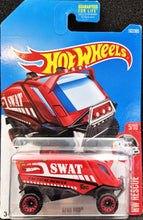 Load image into Gallery viewer, Hot Wheels 2017 Aero Pod Red #64 HW Rescue 5/10 New Long Card