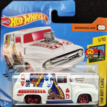 Load image into Gallery viewer, Hot Wheels 2019 '56 Ford F-100 White #187 HW Art Cars 1/10 New