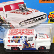 Load image into Gallery viewer, Hot Wheels 2019 '56 Ford F-100 White #187 HW Art Cars 1/10 New