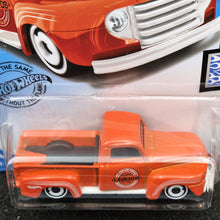 Load image into Gallery viewer, Hot Wheels 2020 '49 Ford F1 Orange #120 Rod Squad 5/10 New Long Card