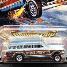 Load image into Gallery viewer, Hot Wheels 2022 '64 Chevy Nova Gasser Blue Dragstrip Demons Car Culture 3/5 New